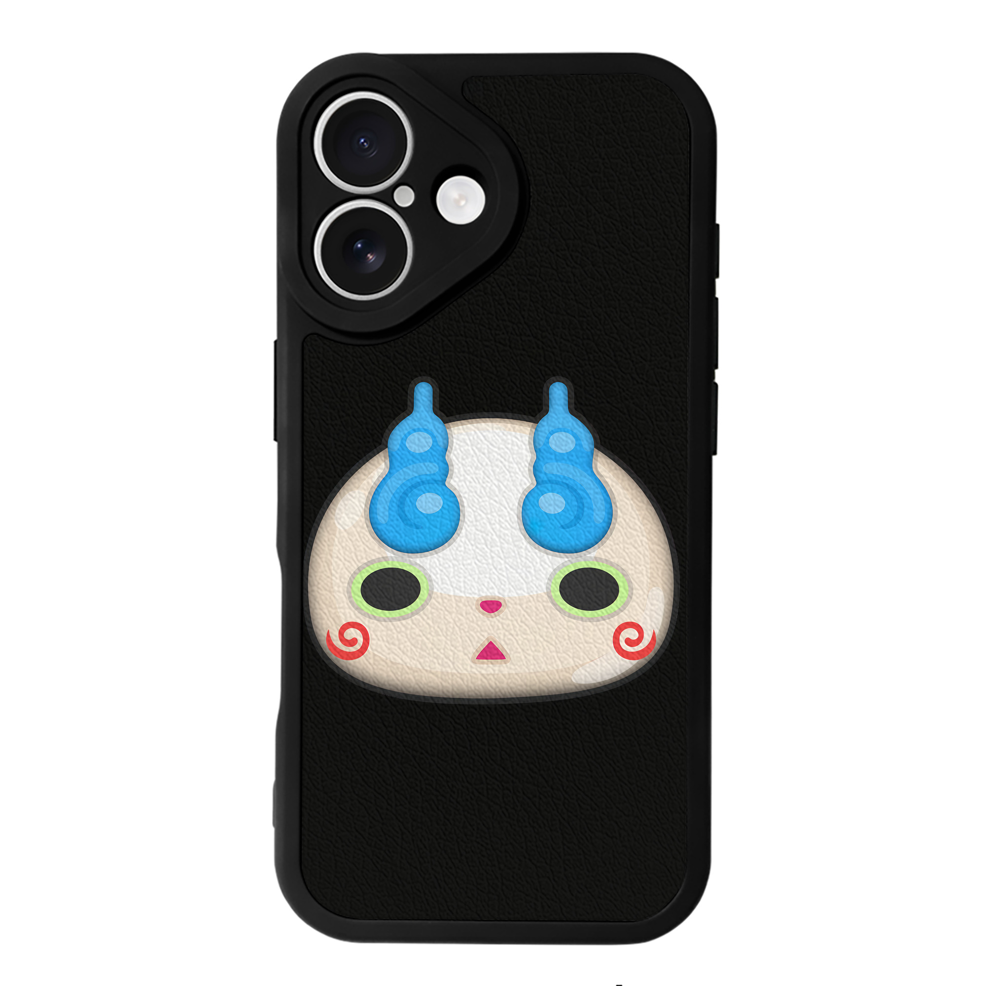 （画像用） 妖怪ウォッチ Yo-kai Watch 【iPhone 16シリーズ対応】シリコンスマホケース（レザー調） 材質：シリコン